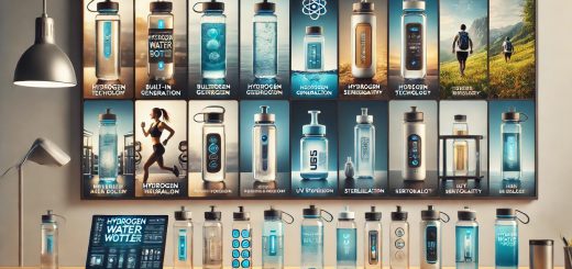 Types of Hydrogen Water Bottles